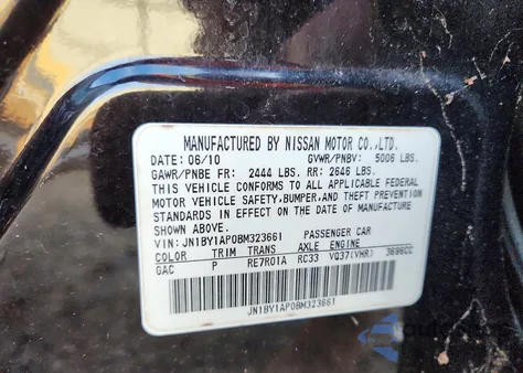 2011 Infiniti M37 from USA, damaged, VIN JN1BY1AP0BM323661